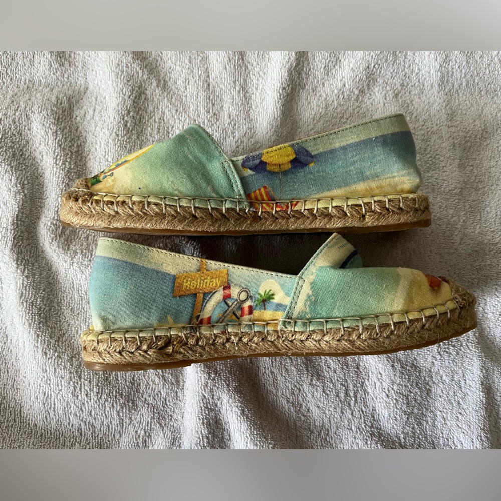 Beach scene espadrilles